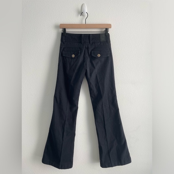 Brappers Rare Japanese Denim low rise bell bottom pinstripe corduroy pants | 26 - Picture 8 of 14